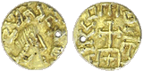 Merovingische Gouden Triëns, 6e-7e eeuw