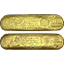 Versierde messing tabaksdoos 1761