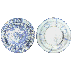 Faience bord met Chinese motieven, 1675-1700