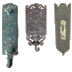Drie riemtongen, 1400-1450, 1500-1525 en 1350-1425