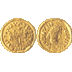 Frankische gouden Tremisses, 7e eeuw